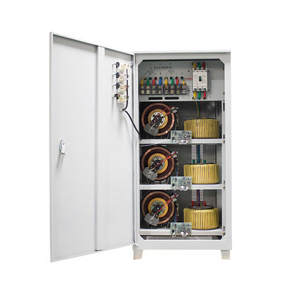Kalite  Automatic Voltage Regulator 75KVA Three Phase Servo Motor Type Stabilizer AVR TNS SVC 75KW 380V 440V 480V 415V fabrika