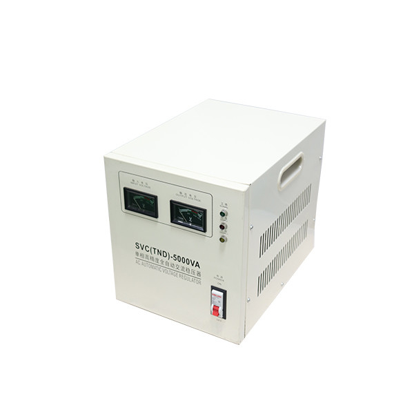 5KVA Otomatik Voltaj Stabilizatörü 220V Tek Fazlı AC Güç Stabilizatörü TND ((SVC) -5000VA