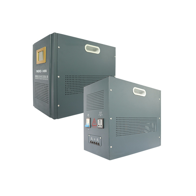 10KVA Yüksek Kaliteli 220V Tek Fazlı Otomatik Voltaj Stabilizatörü Yüksek Hassasiyetli