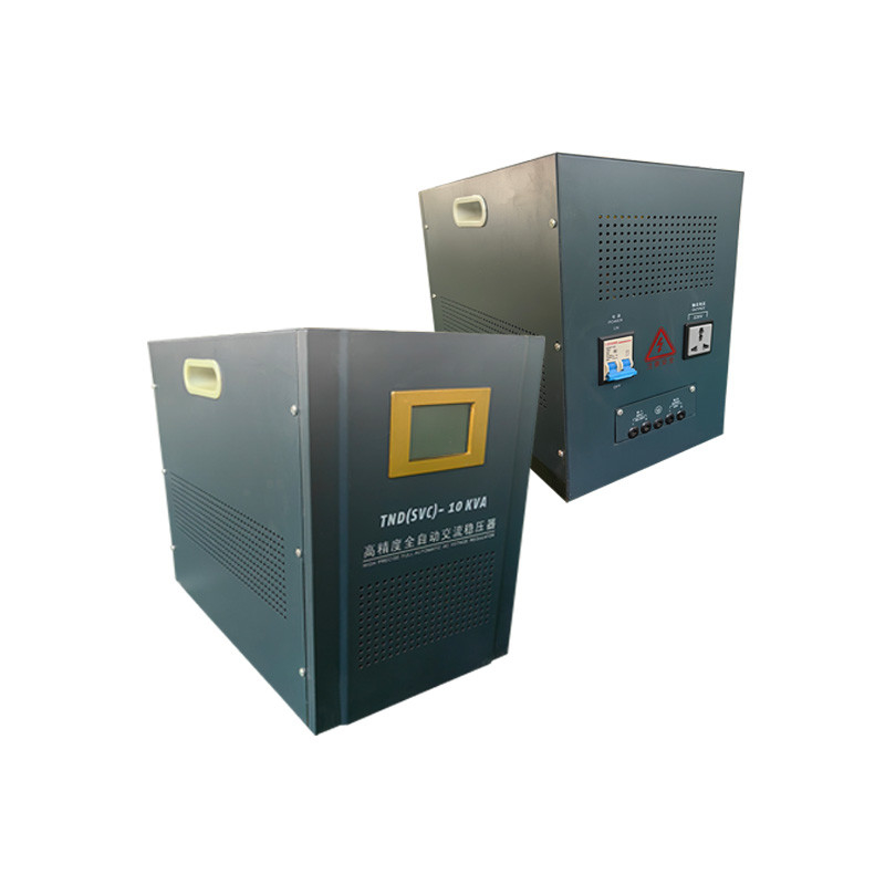 10KVA Yüksek Kaliteli 220V Tek Fazlı Otomatik Voltaj Stabilizatörü Yüksek Hassasiyetli