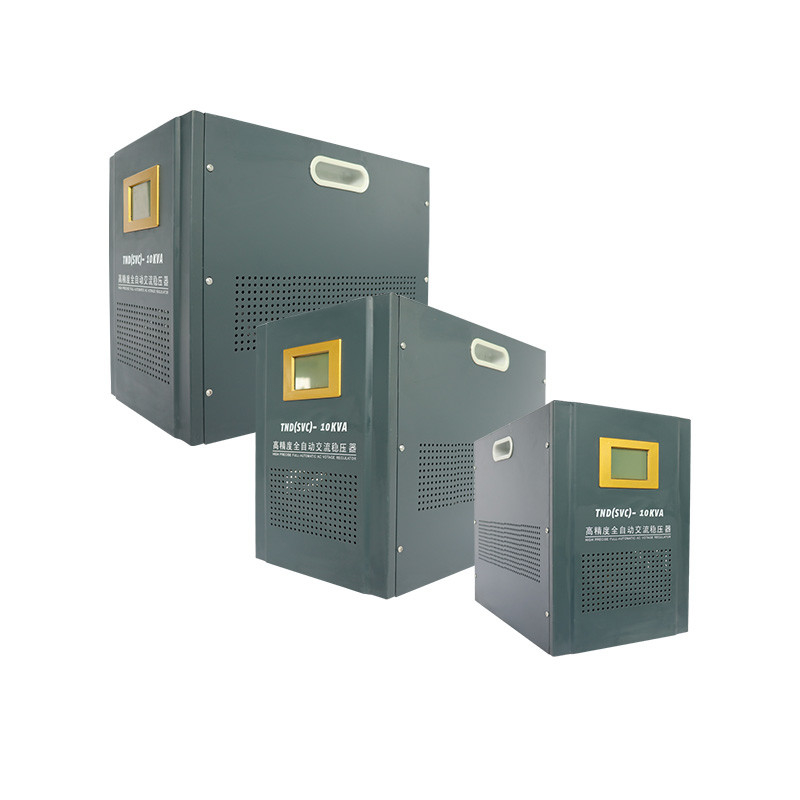 10KVA Yüksek Kaliteli 220V Tek Fazlı Otomatik Voltaj Stabilizatörü Yüksek Hassasiyetli