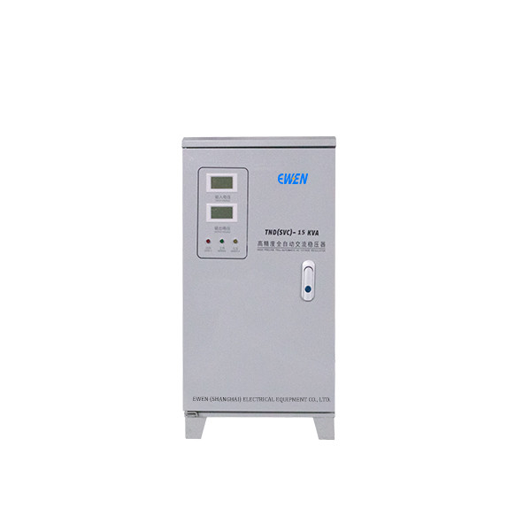 Fabrika Satışı 15KVA Tek Fazlı Voltaj Stabilizatörü 220V 50HZ 60HZ Dijital Ölçü ile