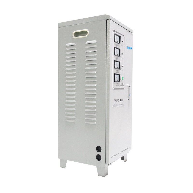 9KVA Üç Fazlı Voltaj Istabilizatörü 380V 400V 440V 480V AC Güç Düzenleyicisi Özelleştirme Kabul edilebilir