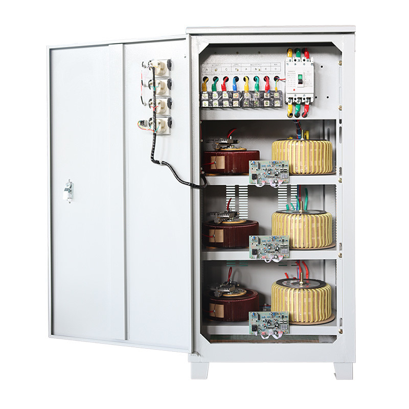 Fabrika Satışı Üç Fazlı Voltaj Istabilizatörü 40KVA 3 Fazlı Servo AVR Otomatik Voltaj Düzenleyicisi 380V 415V 400V