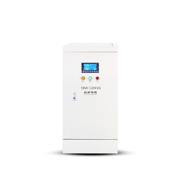 LCD Ekranlı 380 VAC AVR Endüstriyel Voltaj Sabitleyici Üç Faz 120KVA