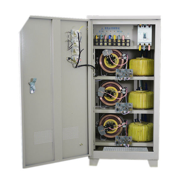 Endüstriyel Kullanım İçin Tam Otomatik 3 Faz Gerilim Sabitleyici 60KVA 380V