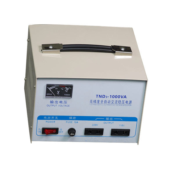 220VAC 1000VA Tek Fazlı Otomatik Voltaj Regülatörü 50HZ Çift Çıkışlı Tasarım