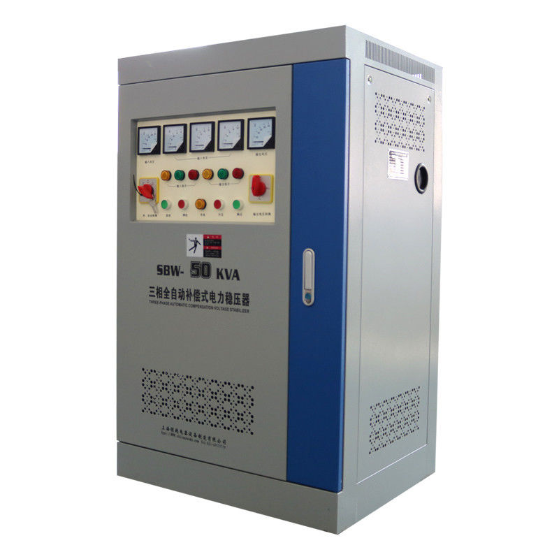 Bakır Sütun ile 380V Endüstriyel Katı Hal Gerilim Sabitleyici 50KVA 50Hz 60Hz