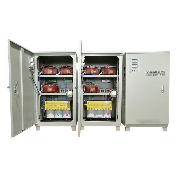 Pointer Metre ile 20KVA 50Hz 60Hz 3 Faz Otomatik Voltaj Regülatörü Güç Kaynağı