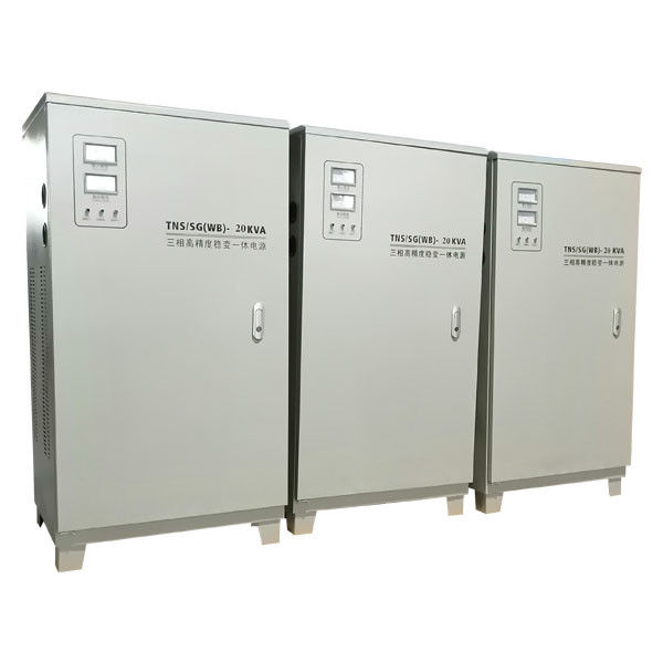 Pointer Metre ile 20KVA 50Hz 60Hz 3 Faz Otomatik Voltaj Regülatörü Güç Kaynağı